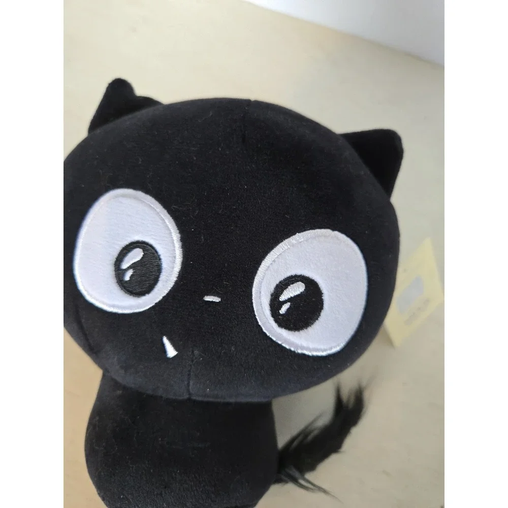 Makeship Plushie by Purr.in.ink Black Cat Big Eyes With Original Tag 5.5" Gift - Picture 2 of 10